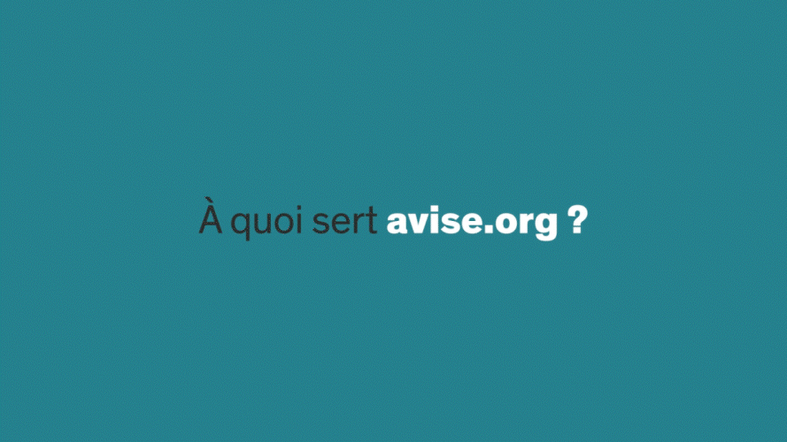 Avise.org nouveau site, application