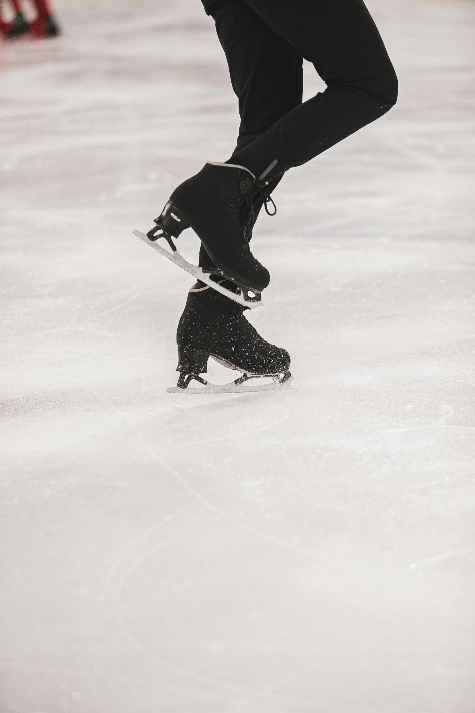 Figure Skating skates on ice