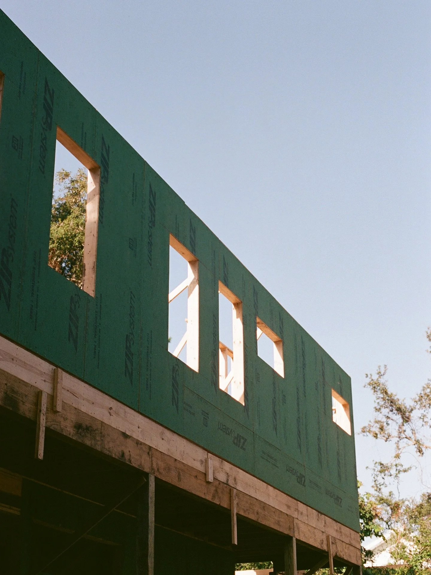 Framing on film.