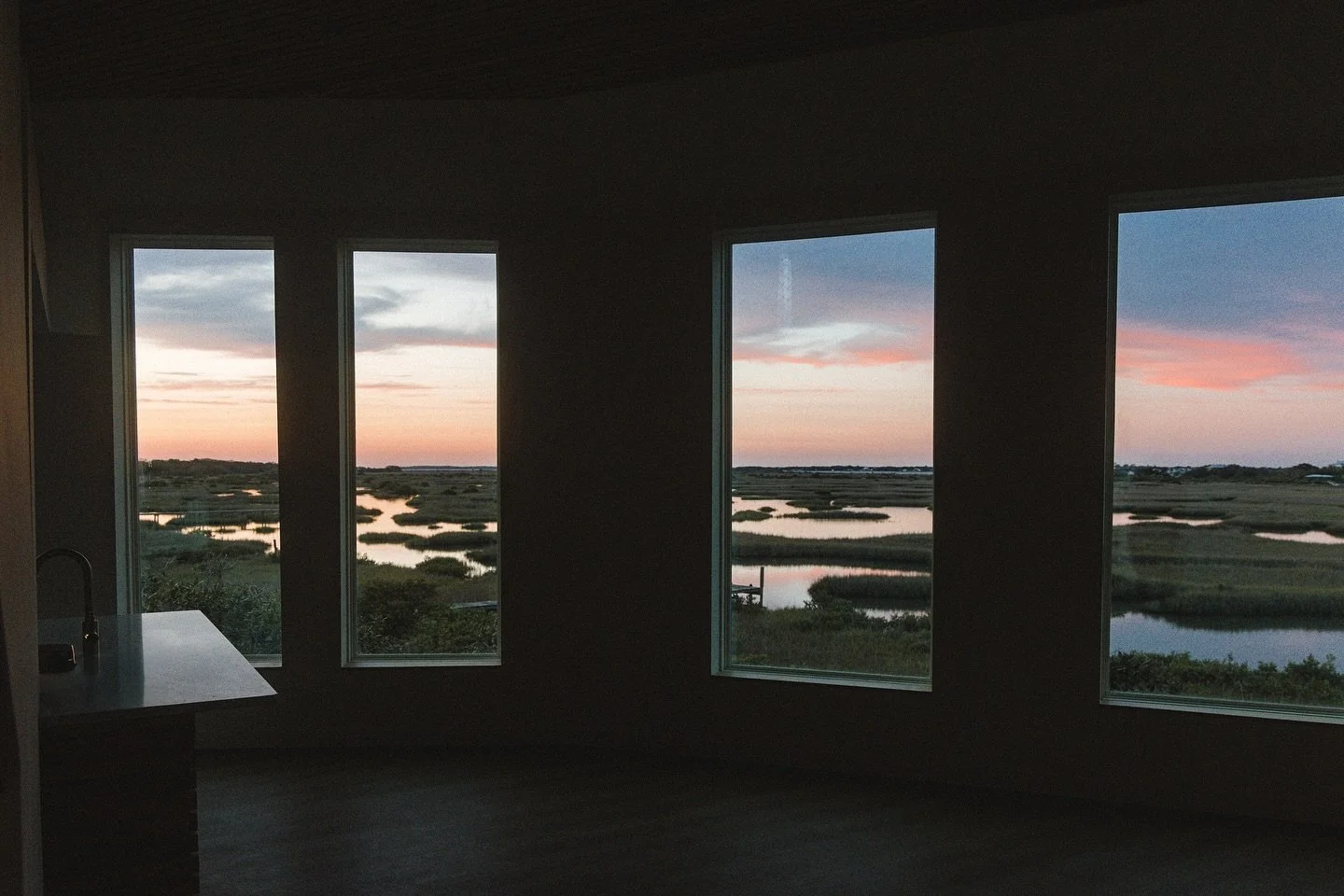 Evening views from the third floor.