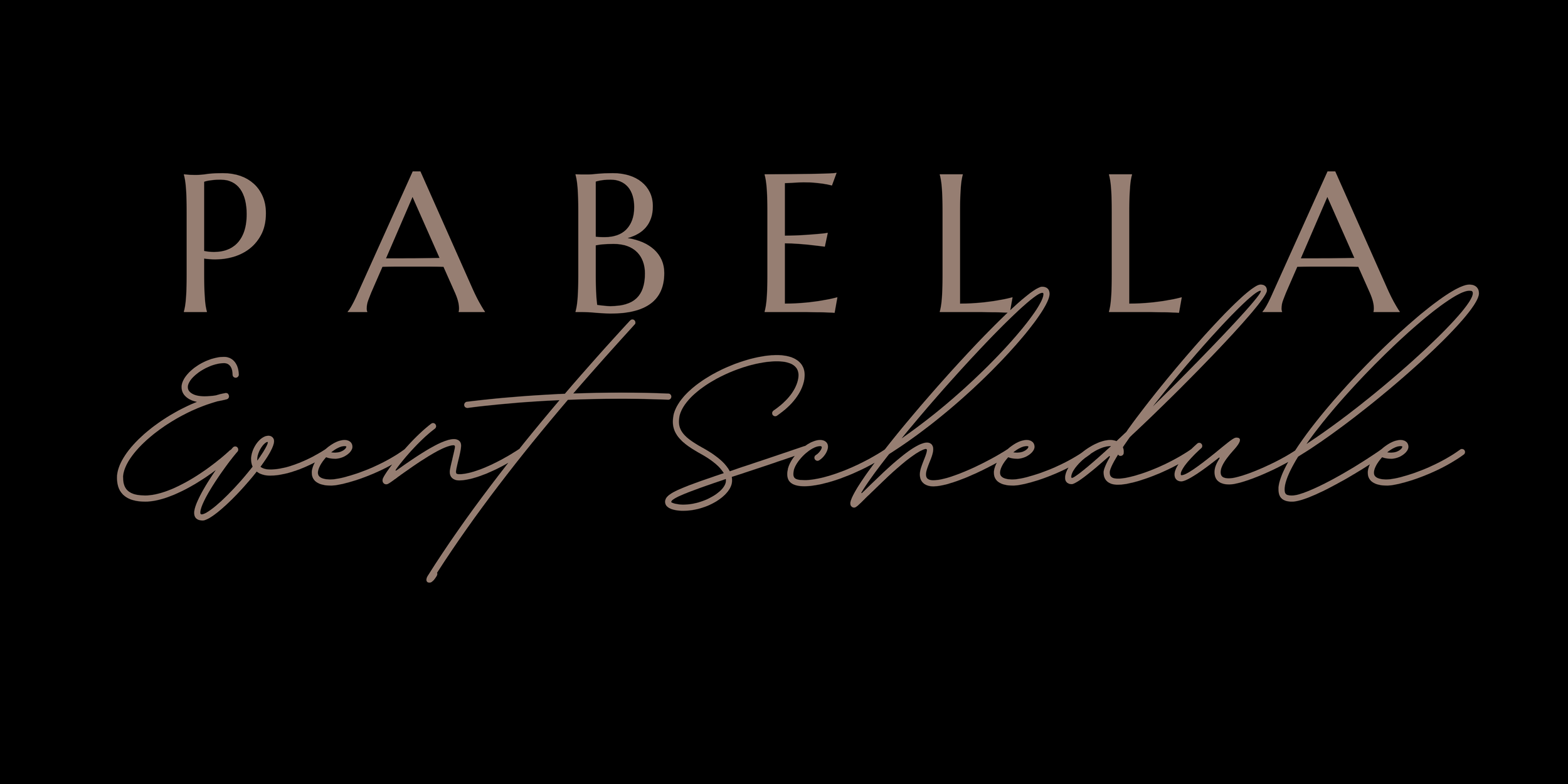 PaBella Winery & Vineyard Event Schedule 