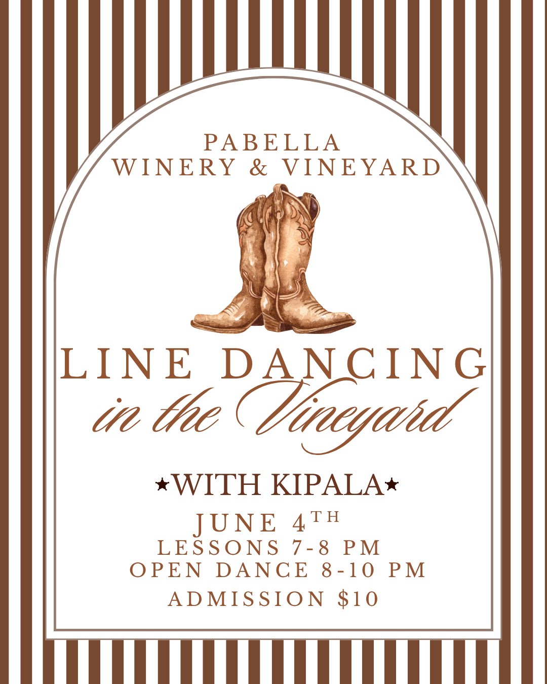 Line Dancing in the Vineyard