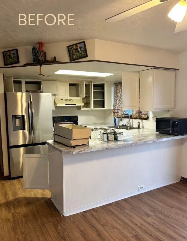 before &amp; after | small kitchen renovation