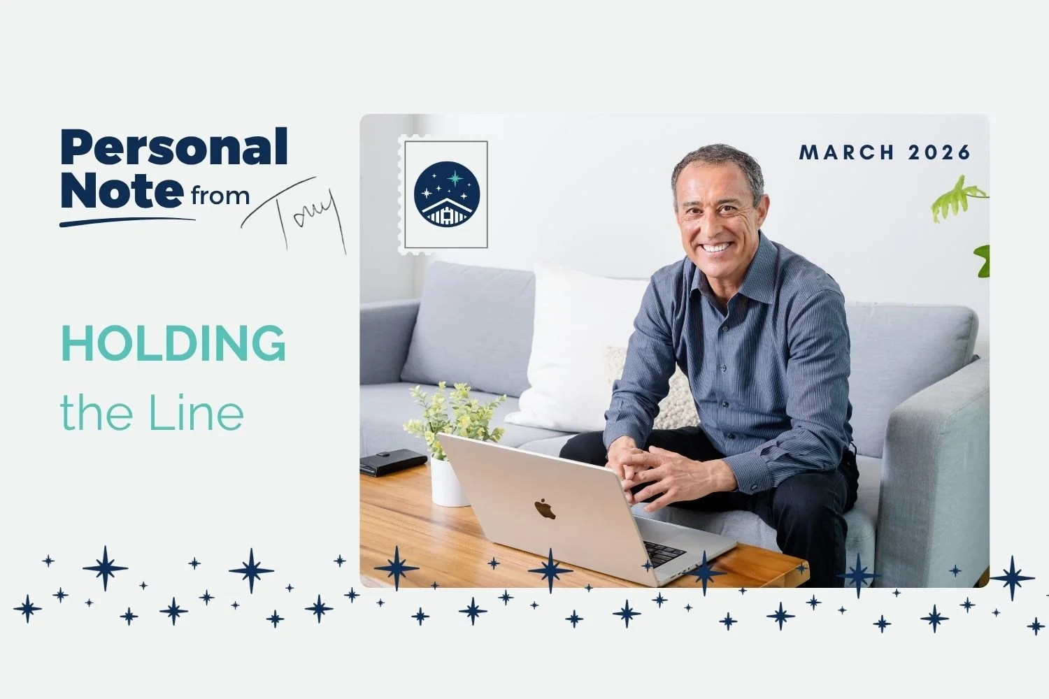 holding the line blog header