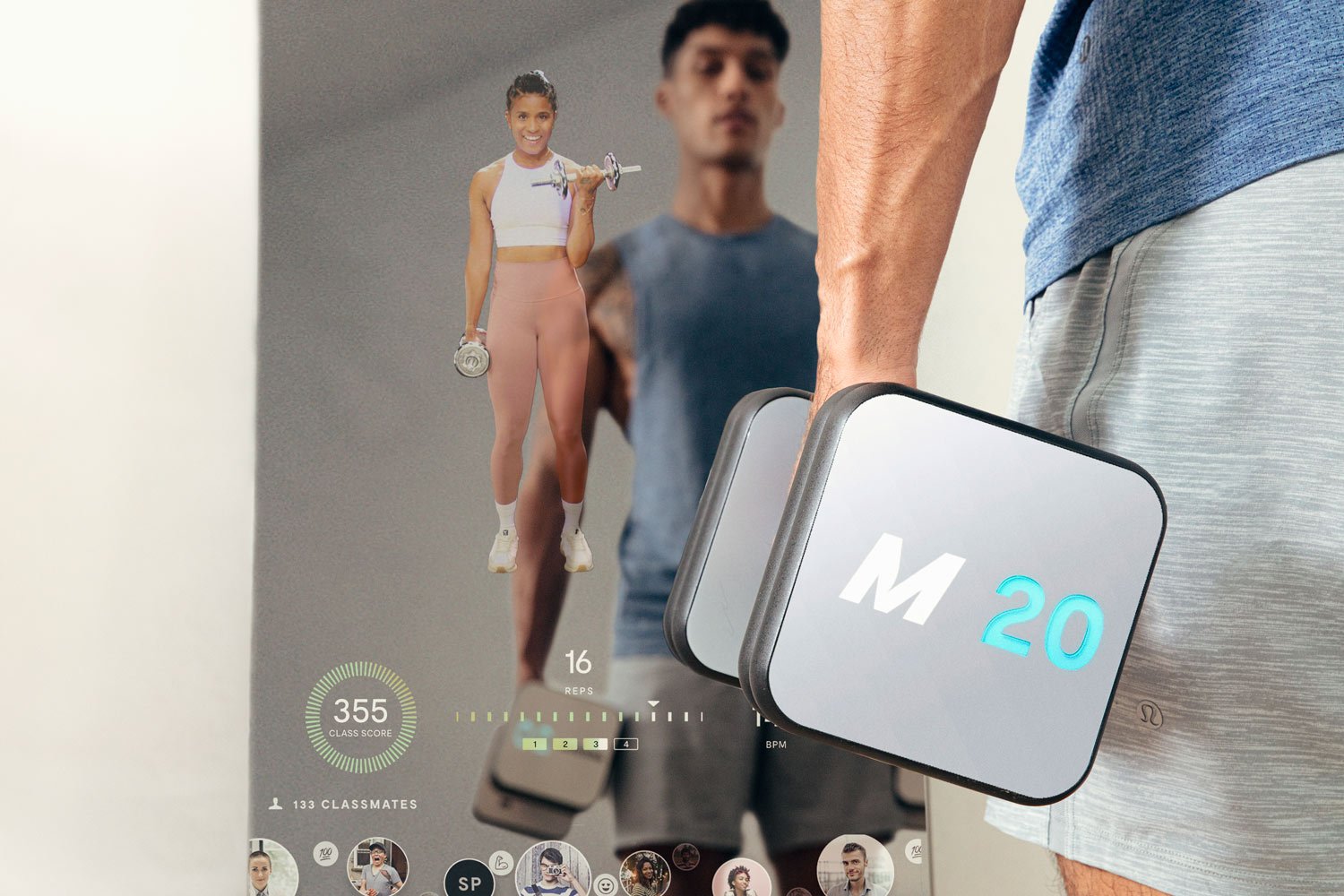 The Mirror from Lululemon ADDS Smart dumbbell weights — MAYBE.YES.NO