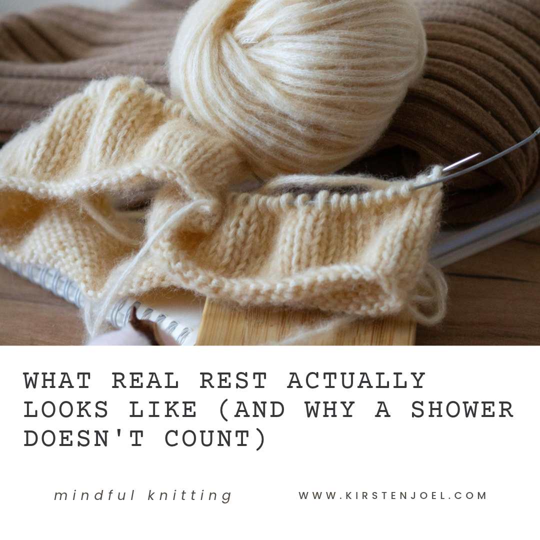 What Real Rest Actually Looks Like (And Why a Shower Doesn't Count)