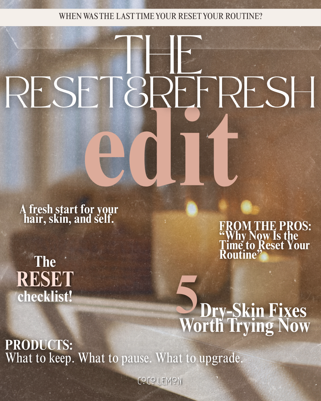 As the Seasons Change, Why Shouldn’t Your Haircare Routine?