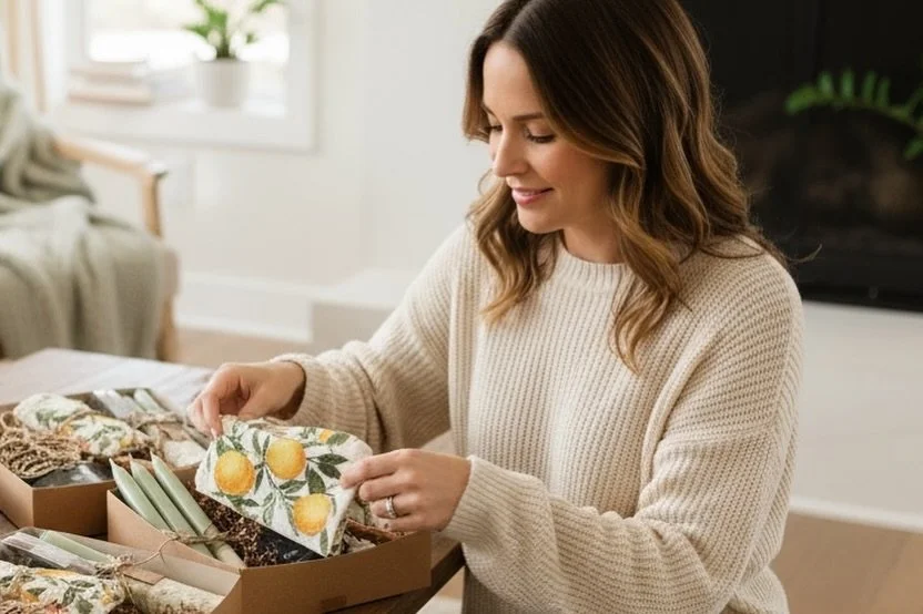 You see one box being opened&hellip;
Swipe to see the magic behind the scenes. 🎁

Production in full bloom 🌸

#SeasideCreations #BehindTheScenes #HolidayGifting #CorporateGifting #GiftBetter #GiftingSeason #CanadianMade