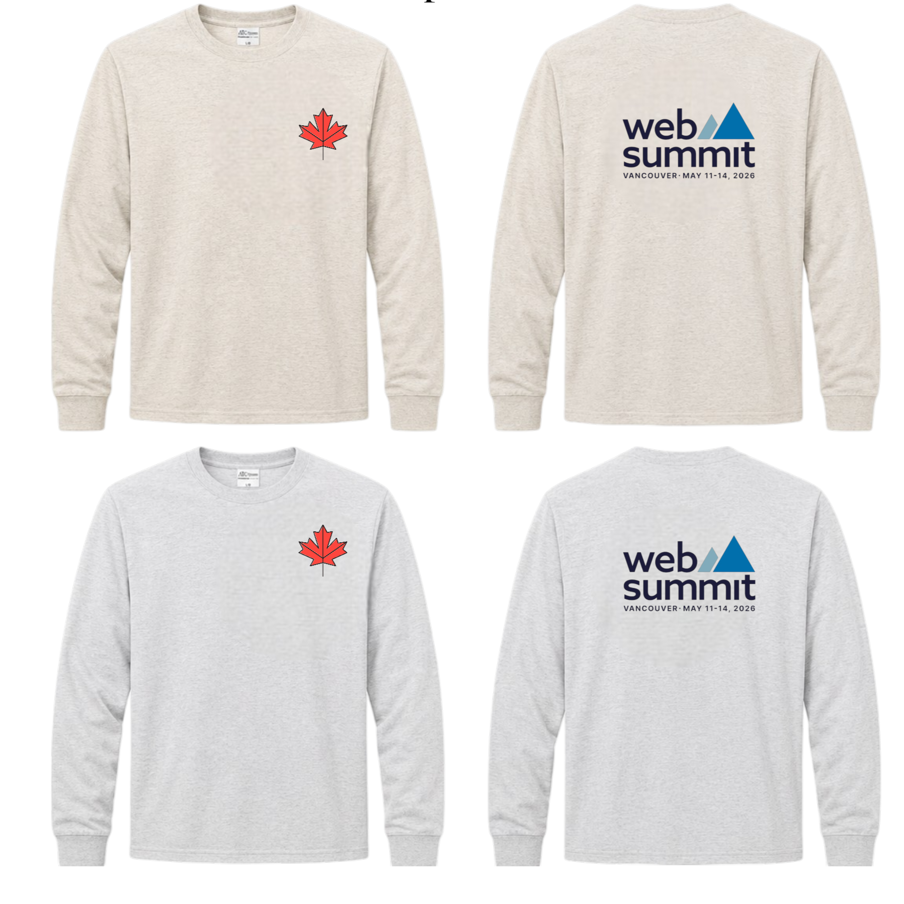 Web Summit Vancouver 2026 Long Sleeve Tee