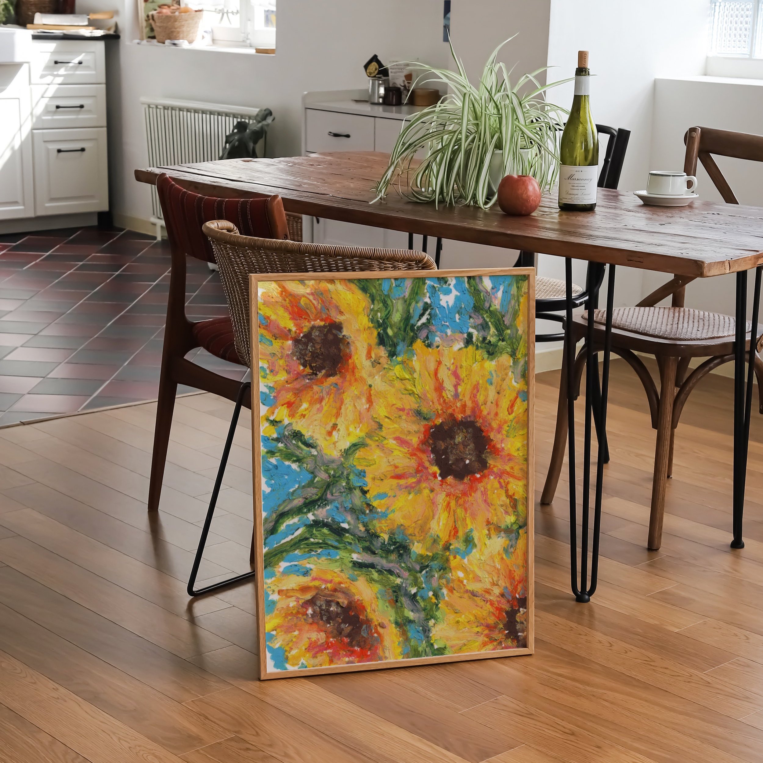 Abstract+Sunflowers+-+Kitchen+Frame.jpg