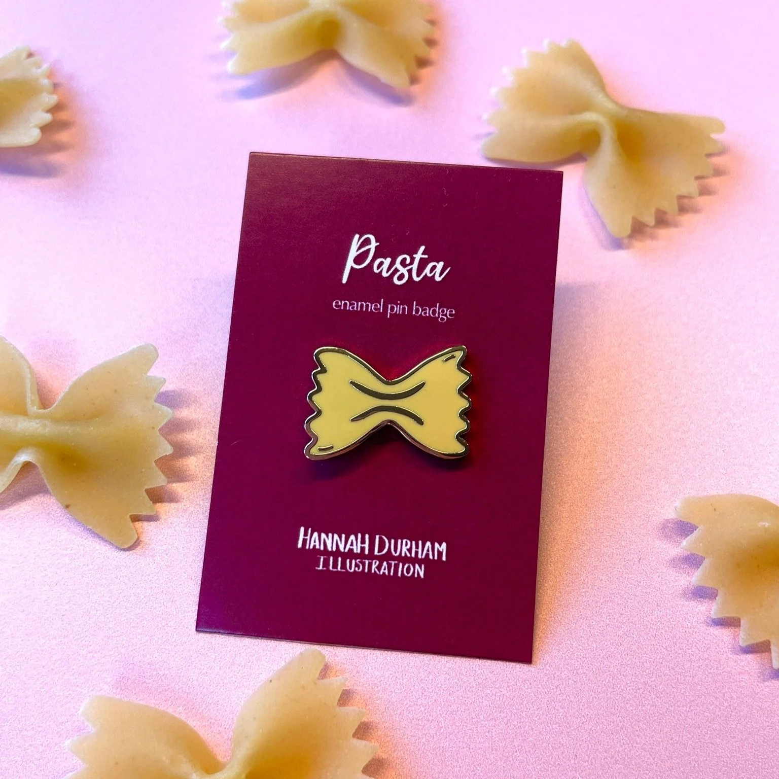 Farfalle Pasta - Enamel Pin Badge