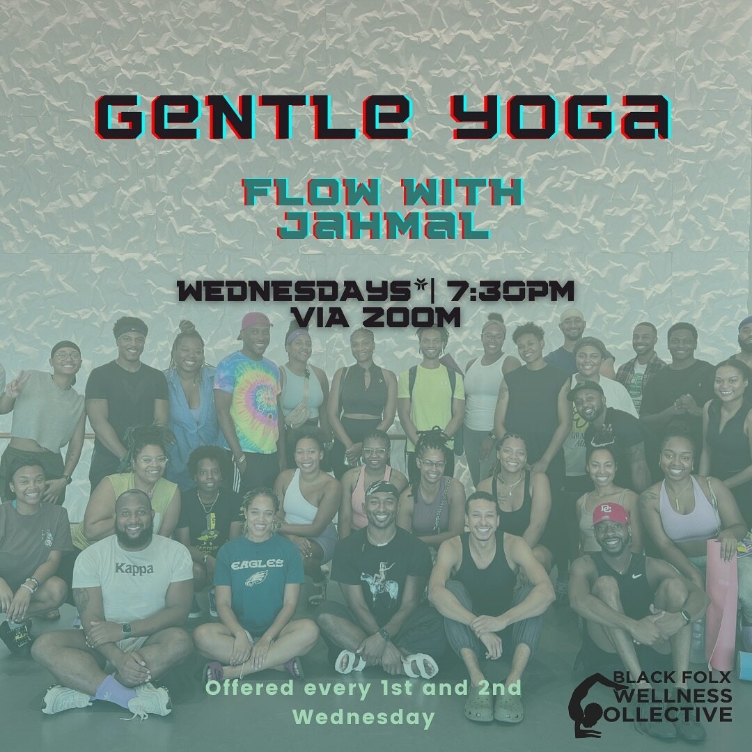 Join us for a mid-week pause as we release pent-up tension with a Gentle Yoga class led by Jahmal, RYT 200.
Every first and second Wednesday, we’ll move through a series of gentle movements connecting your breath to your body, improving relax