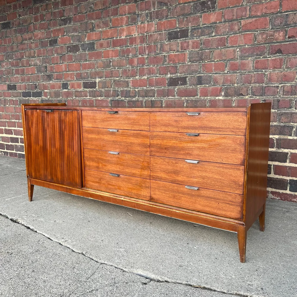 dark navy blue dresser Landocken - Brown / Blue