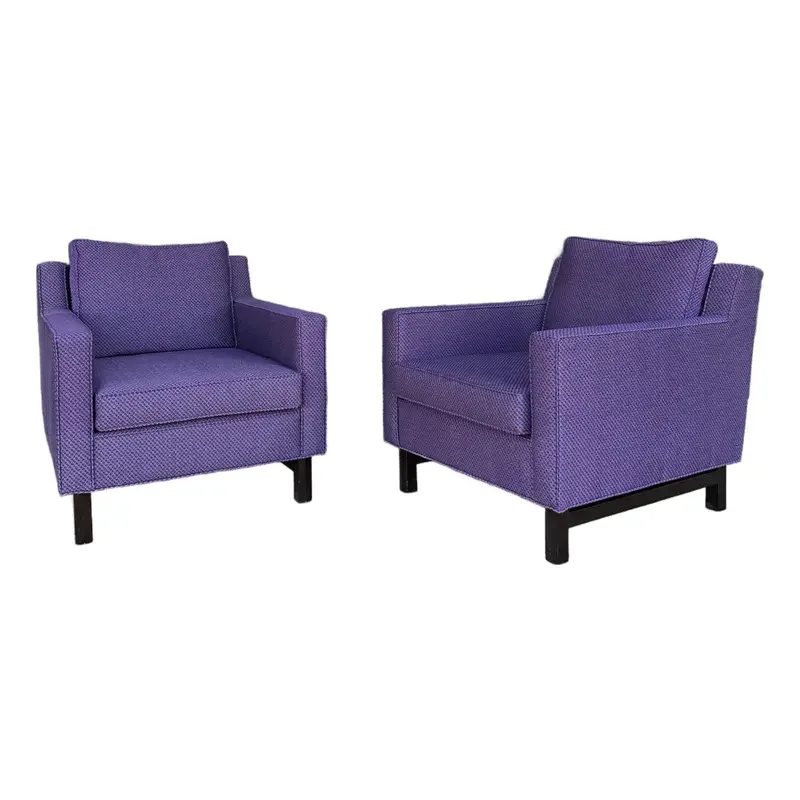 Pair of Edward Wormley for Dunbar Lounge Chairs