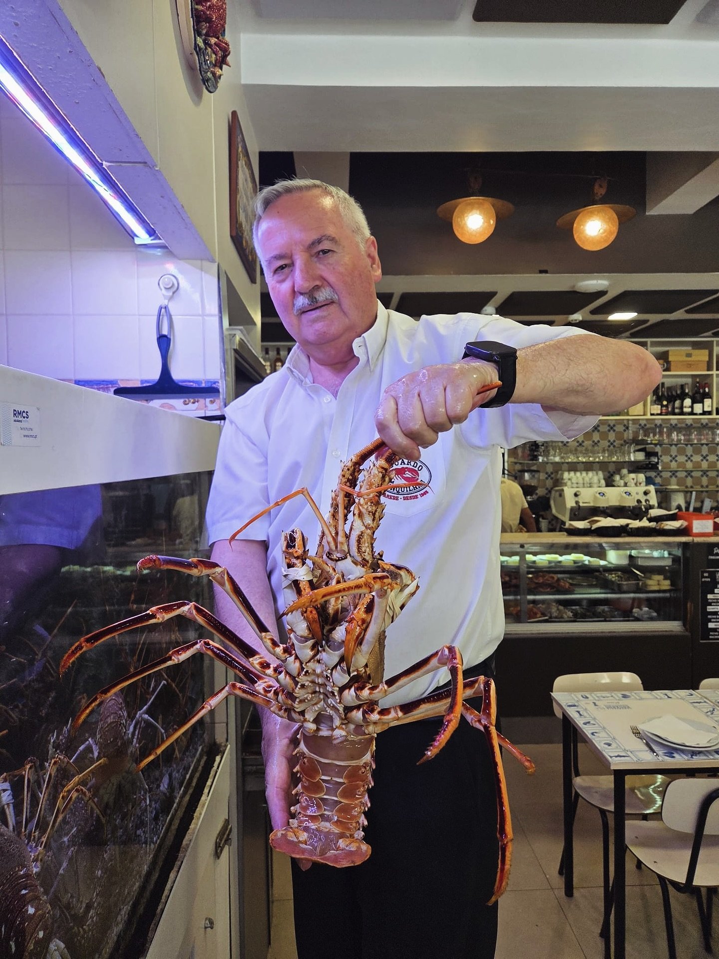 📸 O nosso Mestre Manuel apanhado com esta lagosta enorme!
Quem for o sortudo a pedir esta lagosta tem direito a foto com o mestre e lugar garantido nas nossas redes 😄🦞
Vai uma lagosta à altura?
📞 214573303 (rede fixa) | 📱 911073890 (red