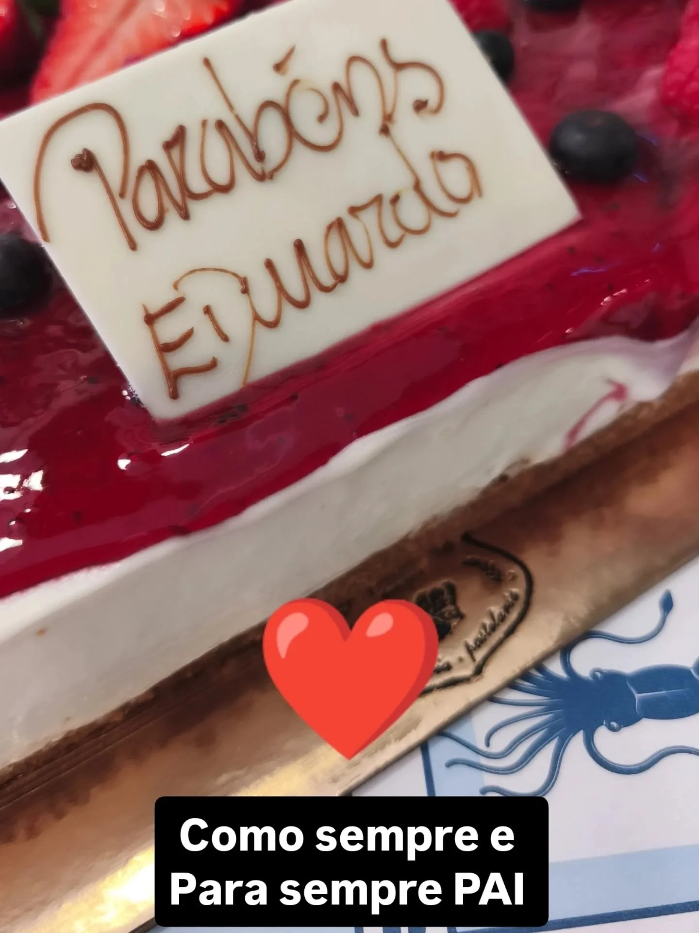 Para sempre e como sempre fizemos . 
Tu sabes que est&aacute;s c&aacute; ao nosso lado e como fazes anos n&oacute;s celebramos sempre . 
Parab&eacute;ns pai. 
Comemos o leit&atilde;o que gostavas, o cabrito com castanhas e aquele vinho. 
Para o ano c