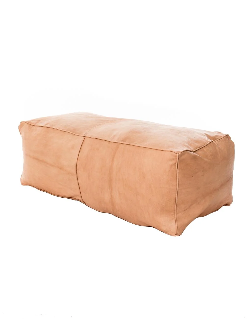Leather Pouf - Creative Women - The Little Market