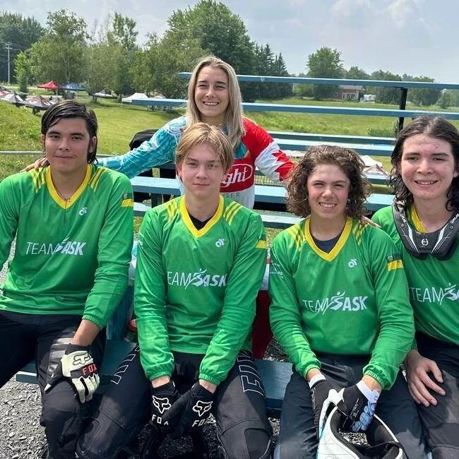 Proud of Team Saskatchewan and our two riders from Diamond BMX who made the trip out to Drummondville, Quebec for the 2023 Nationals. Everyone competed hard and gave it their all on the track. Extra special congrats to Ariel K who earned her 2nd Nati