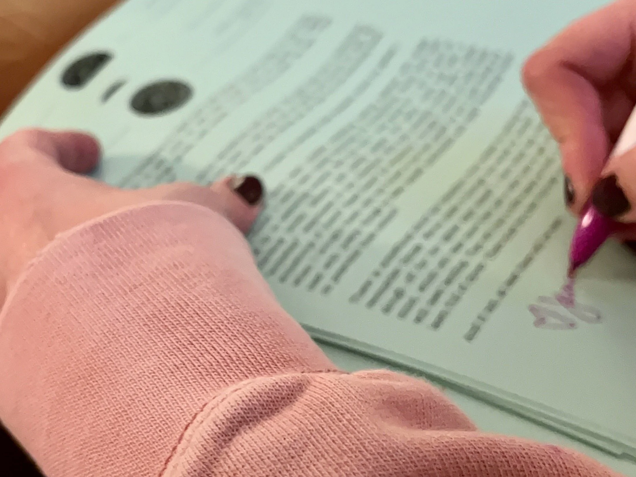 Each letter is signed by hand