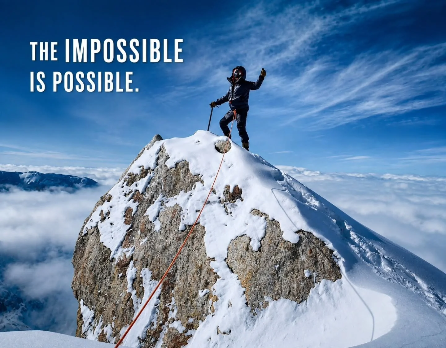 The impossible is possible.

Dream big&mdash;even when the dream scares you. What feels impossible today may simply be waiting for you to take the first step.

Believe. Begin. Keep going. ❤️🏔️

#TheImpossibleIsPossible #DreamBig #CantMustDid #NeverT