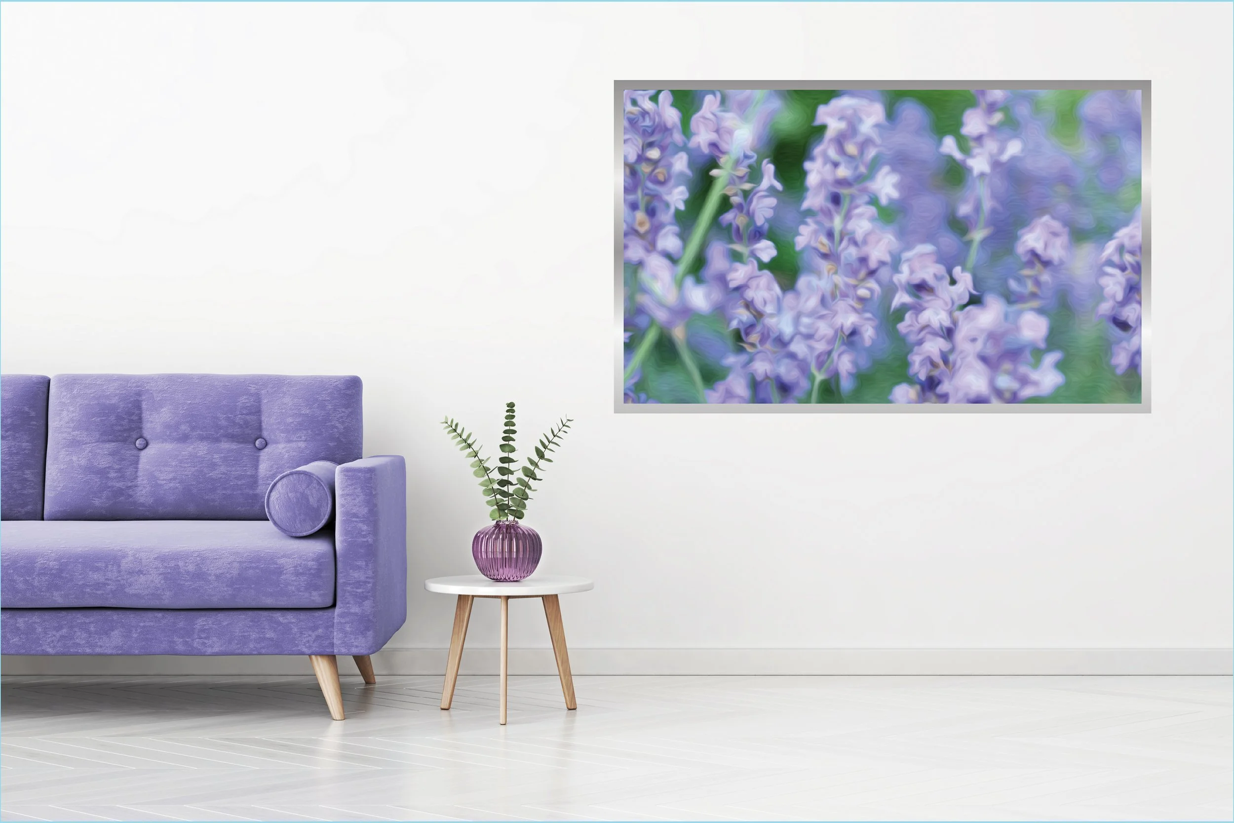 Frequency analysis identifying personalized resonant artwork to support balance and internal coherence