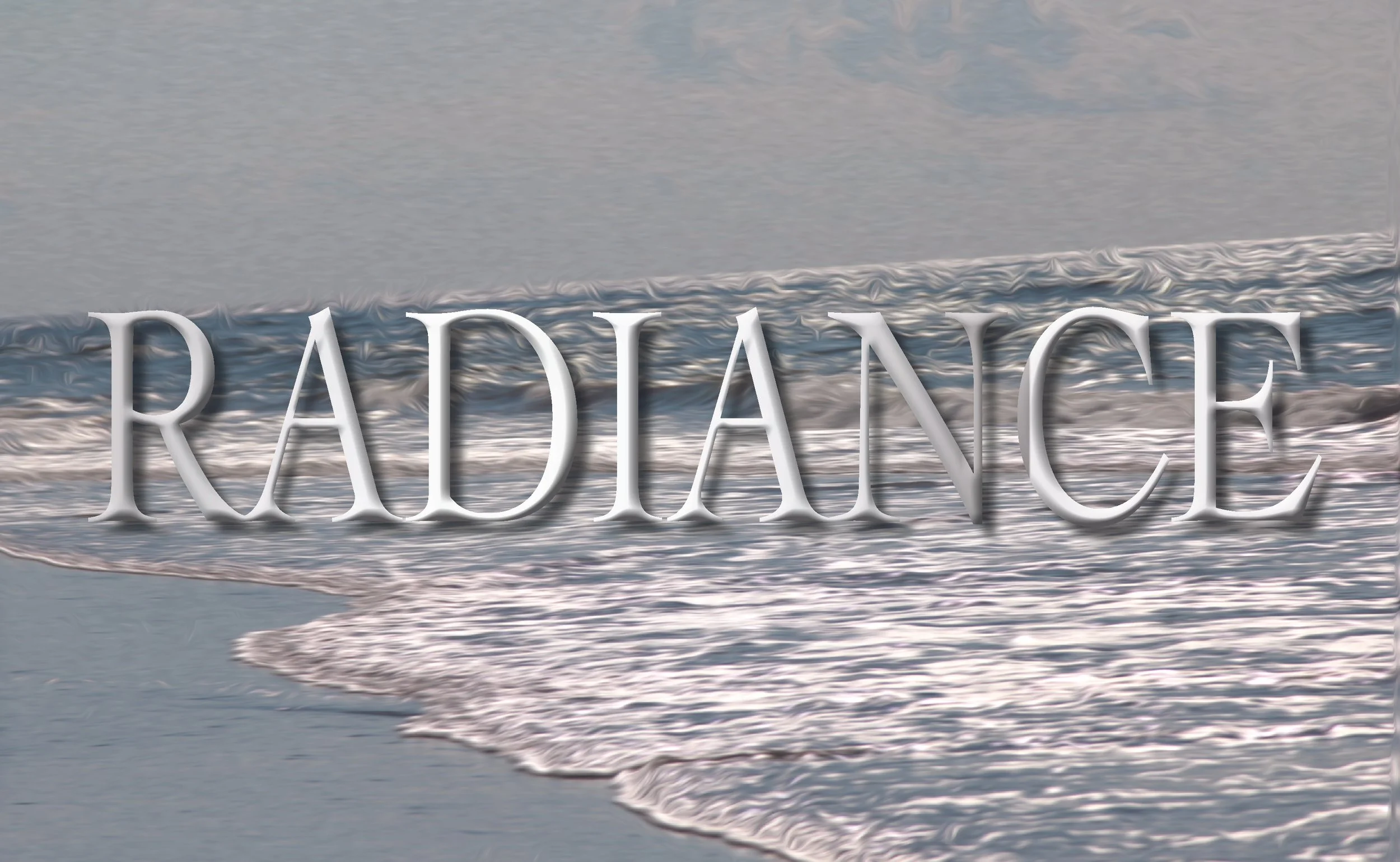 Fractal-inspired artwork combined with high-vibration words to anchor a state of being