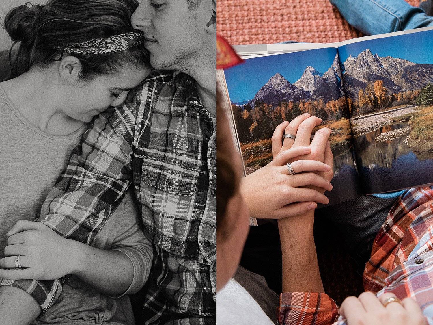 Cozy Couples Portrait Session Wisconsin Couple