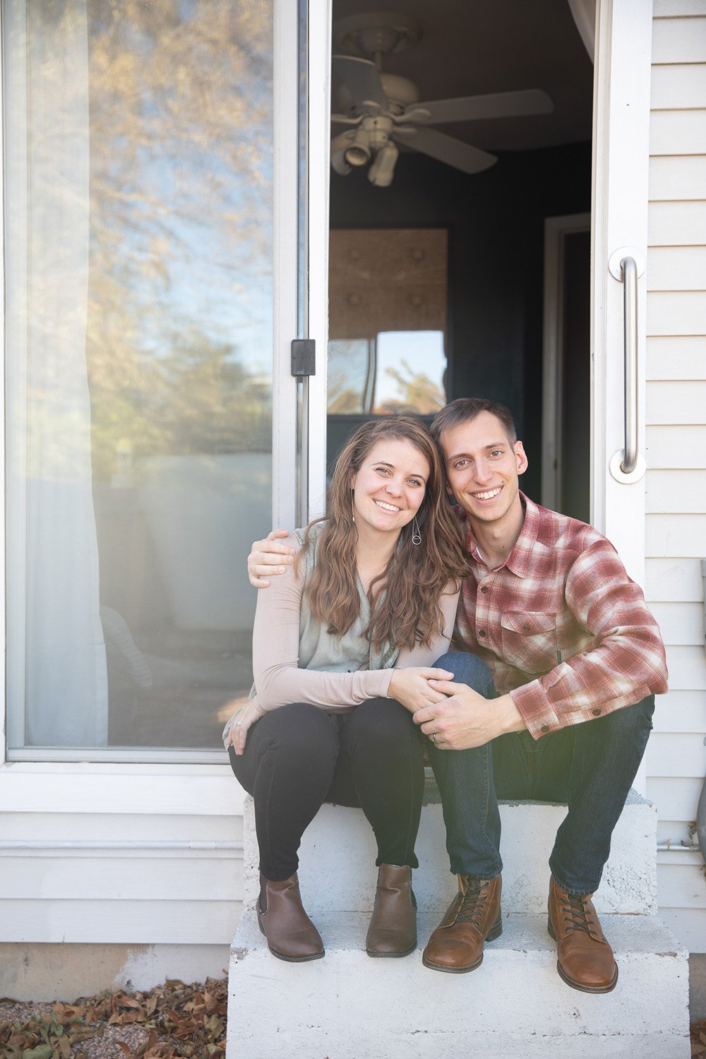 Wisconsin Cozy Couples Portrait Session