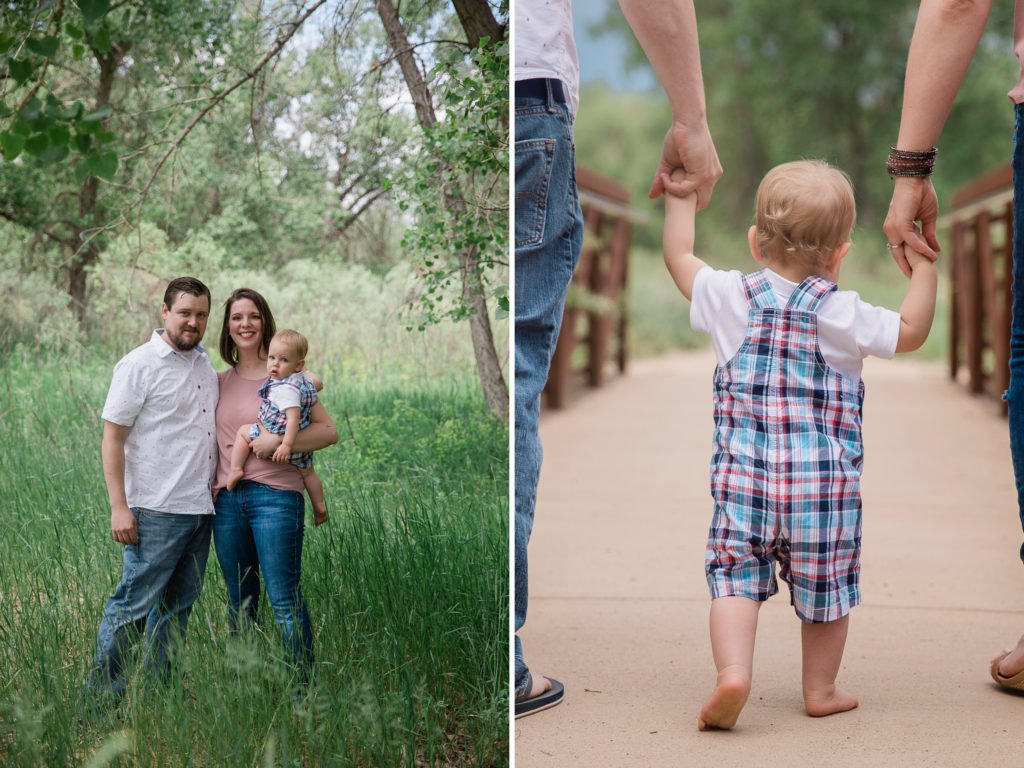 family photos with Grace Creatives at Cherry Creek State Park