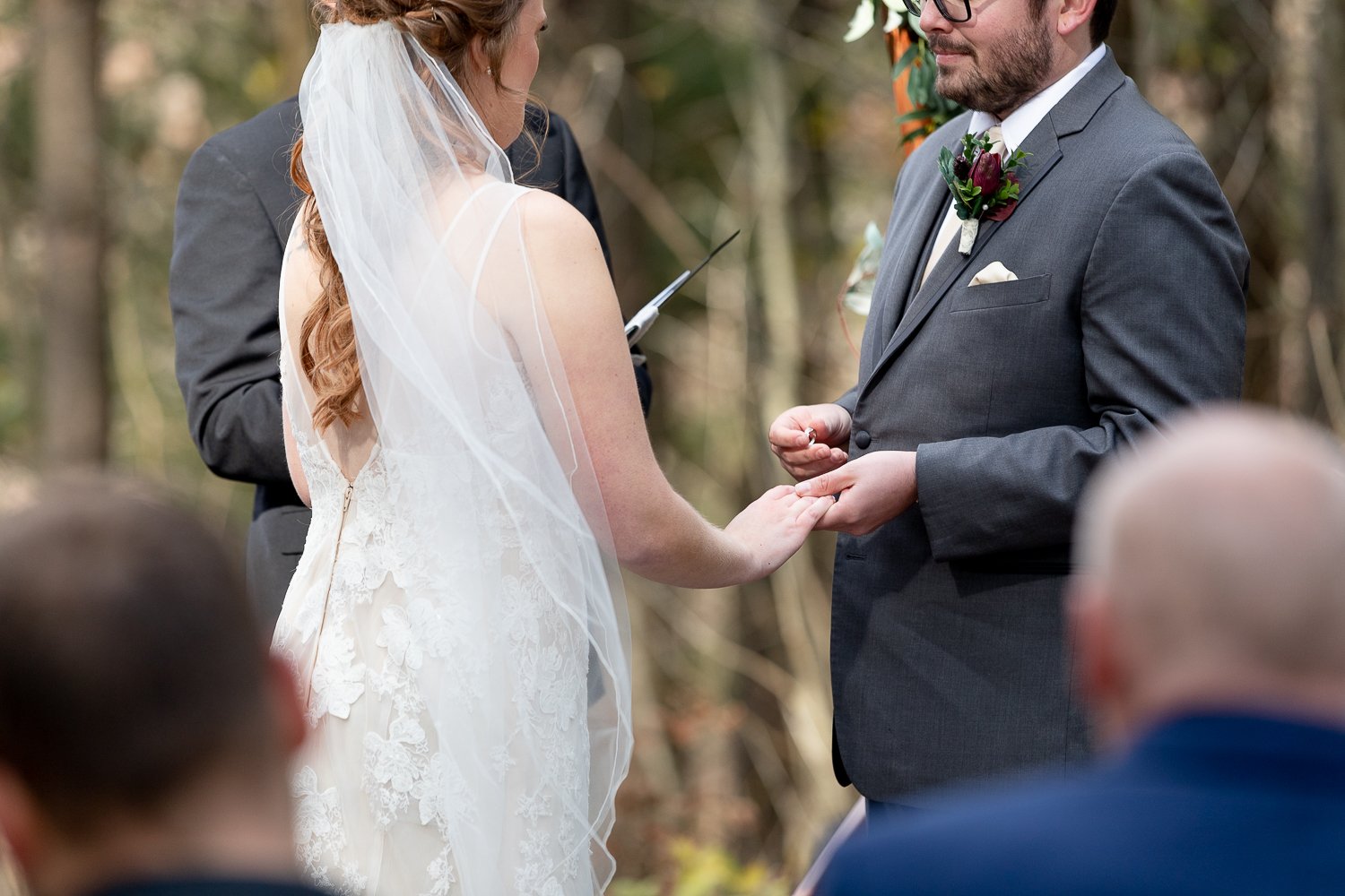 Wedding ceremony at Wildcat Mountain State Park