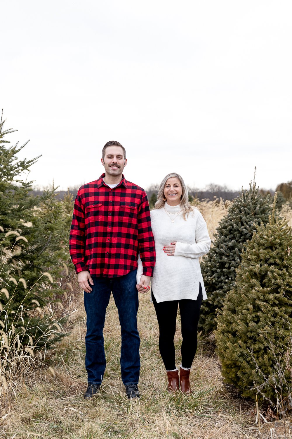 Wisconsin Tree Farm Pregnancy Announcement