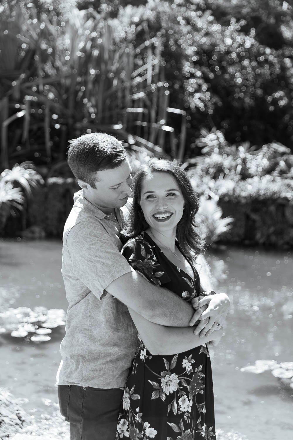 engagement photos at Fairchild in Miami