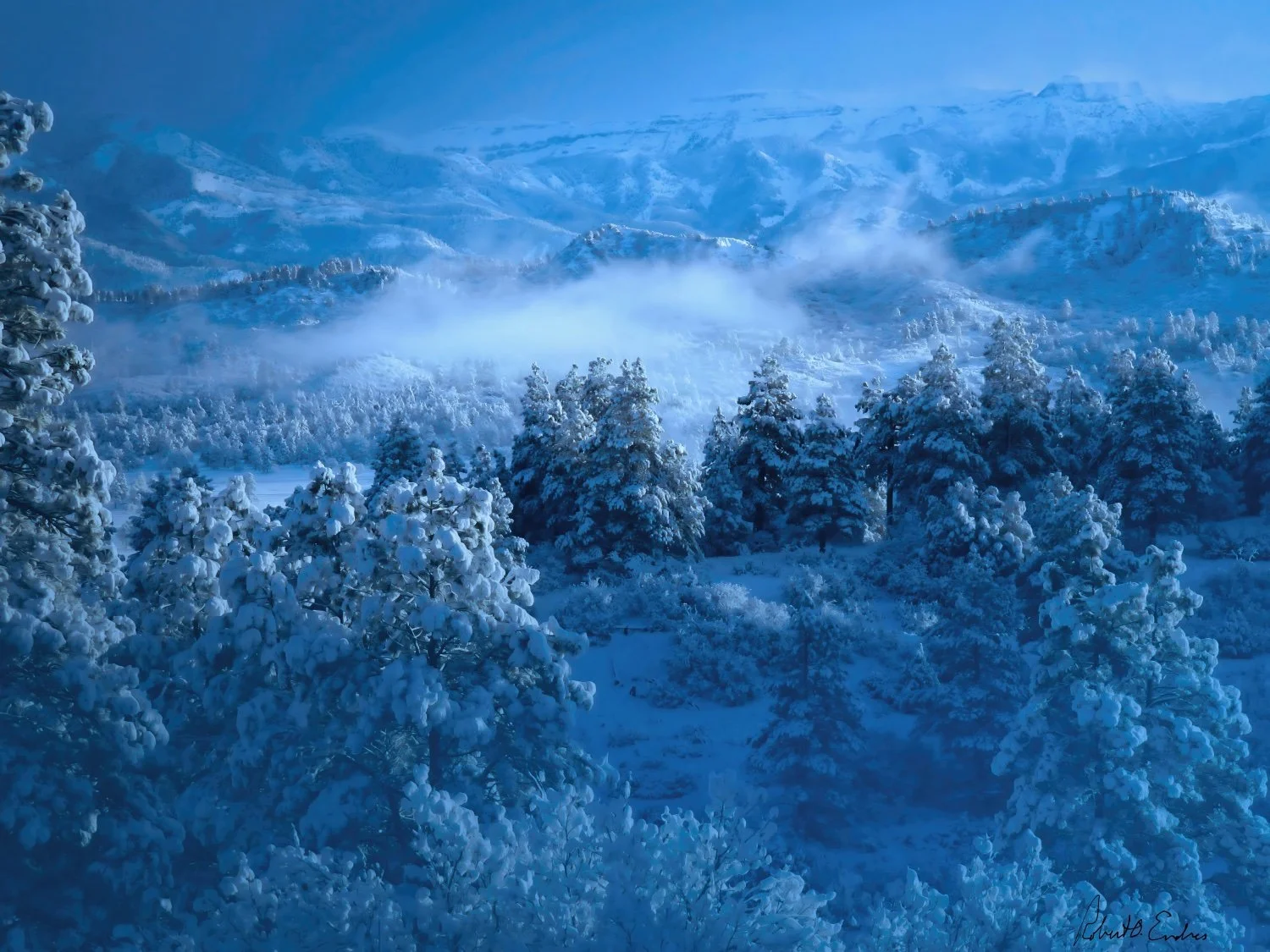 Heavy Snow in the San Juan Mountains
