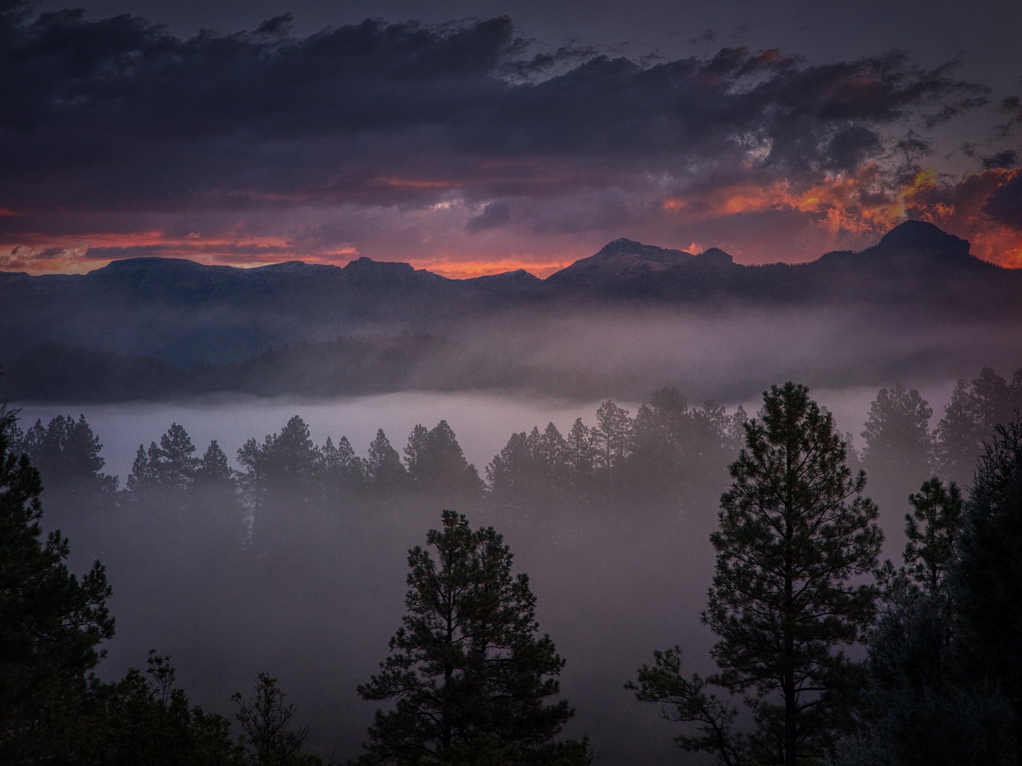 Before sunrise, eastern San Juan Mountains, Colorado - USA. September, 2025