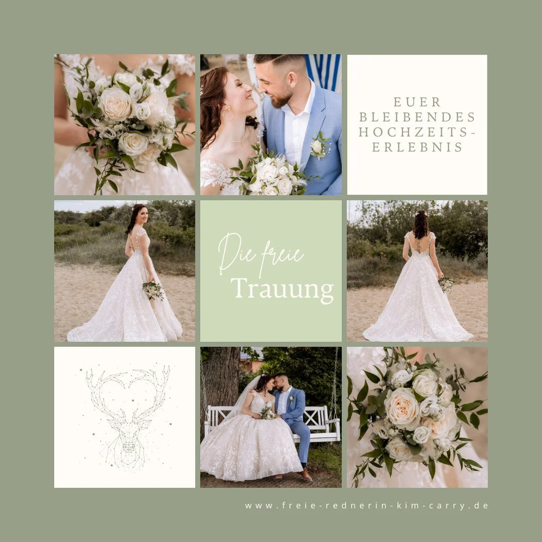 Die freie Trauung 💍

Anders als wie der Begriff &quot;frei&quot; in freie Trauung im ersten Moment vermuten l&auml;sst, geht es dabei nicht darum im freien (also drau&szlig;en) zu heiraten. Auch wenn das nat&uuml;rlich m&ouml;glich ist. 😉 Viel eher