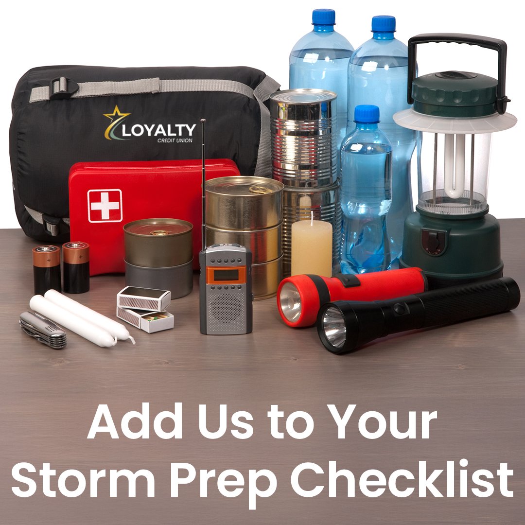 Support Before and After the Storm.

When you're gathering supplies and making your plan, don&rsquo;t forget your finances. Our Storm Readiness &amp; Recovery Loan is designed to help you stay ahead of the storm&mdash;and bounce back afterward.

Use 