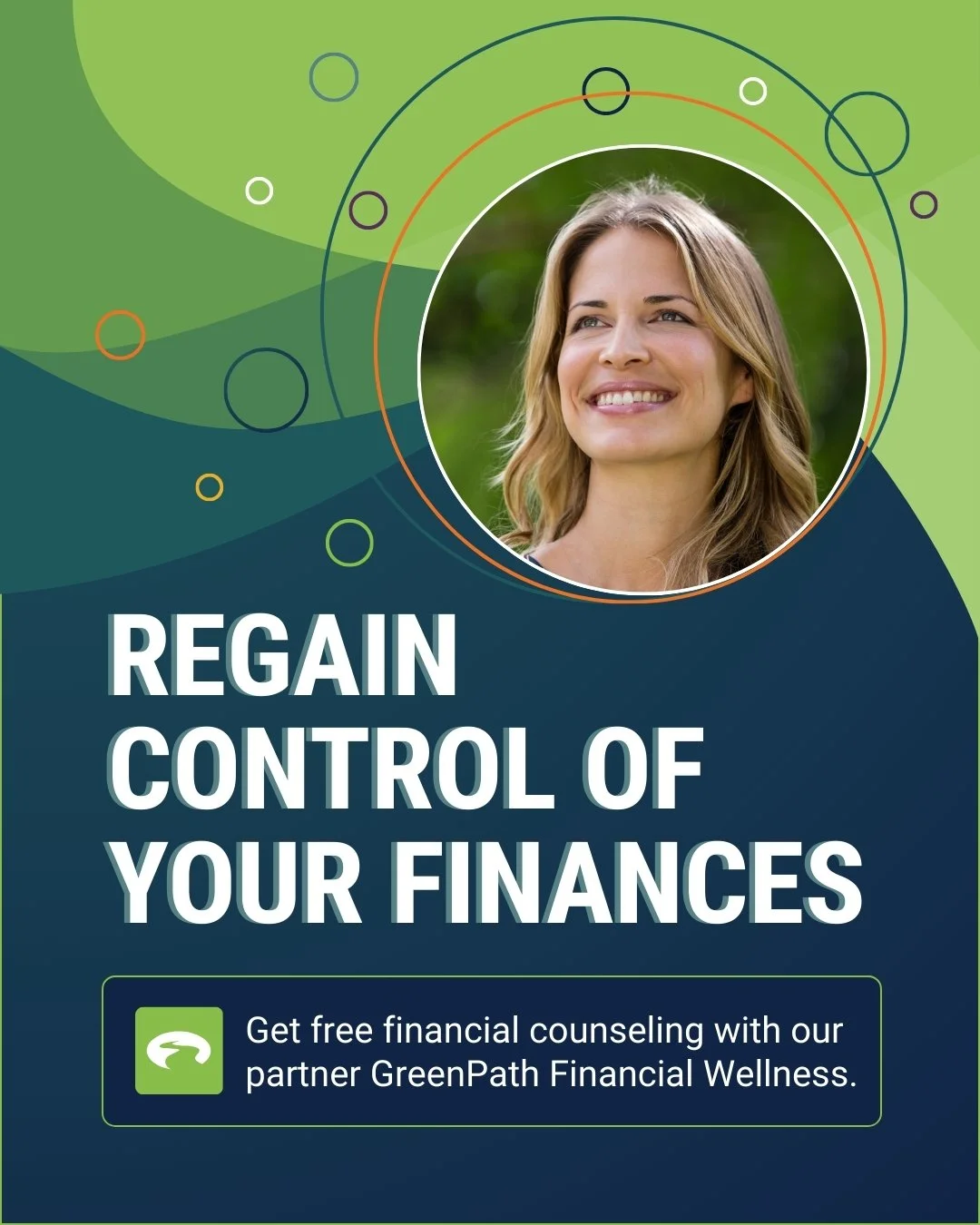 According to Bankrate, nearly 60% of credit card holders have been in debt for over a year. If that&rsquo;s you, you&rsquo;re not alone, and you&rsquo;re not without options. We partner with GreenPath to help you create a personalized financial welln