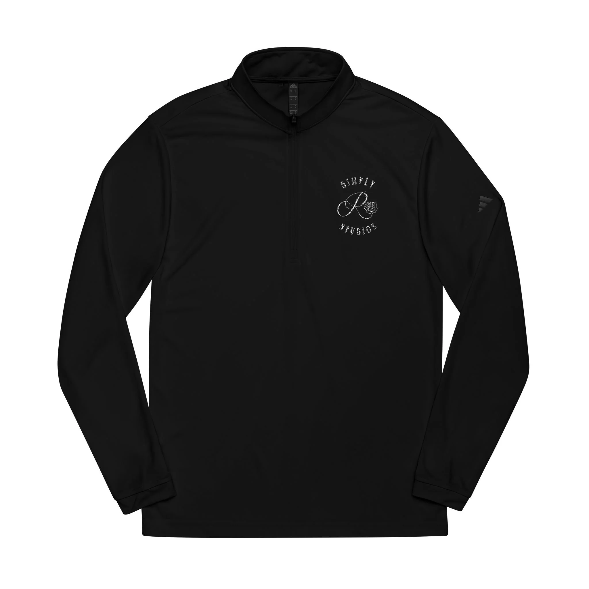Studio Logo Quarterzip Pullover- adidas®