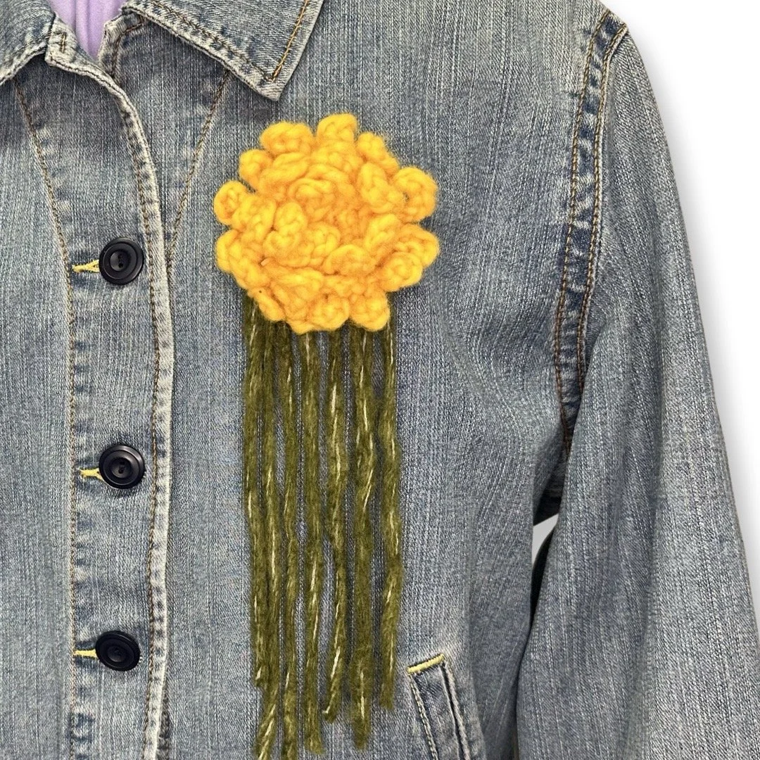 Yellow Flower Broach