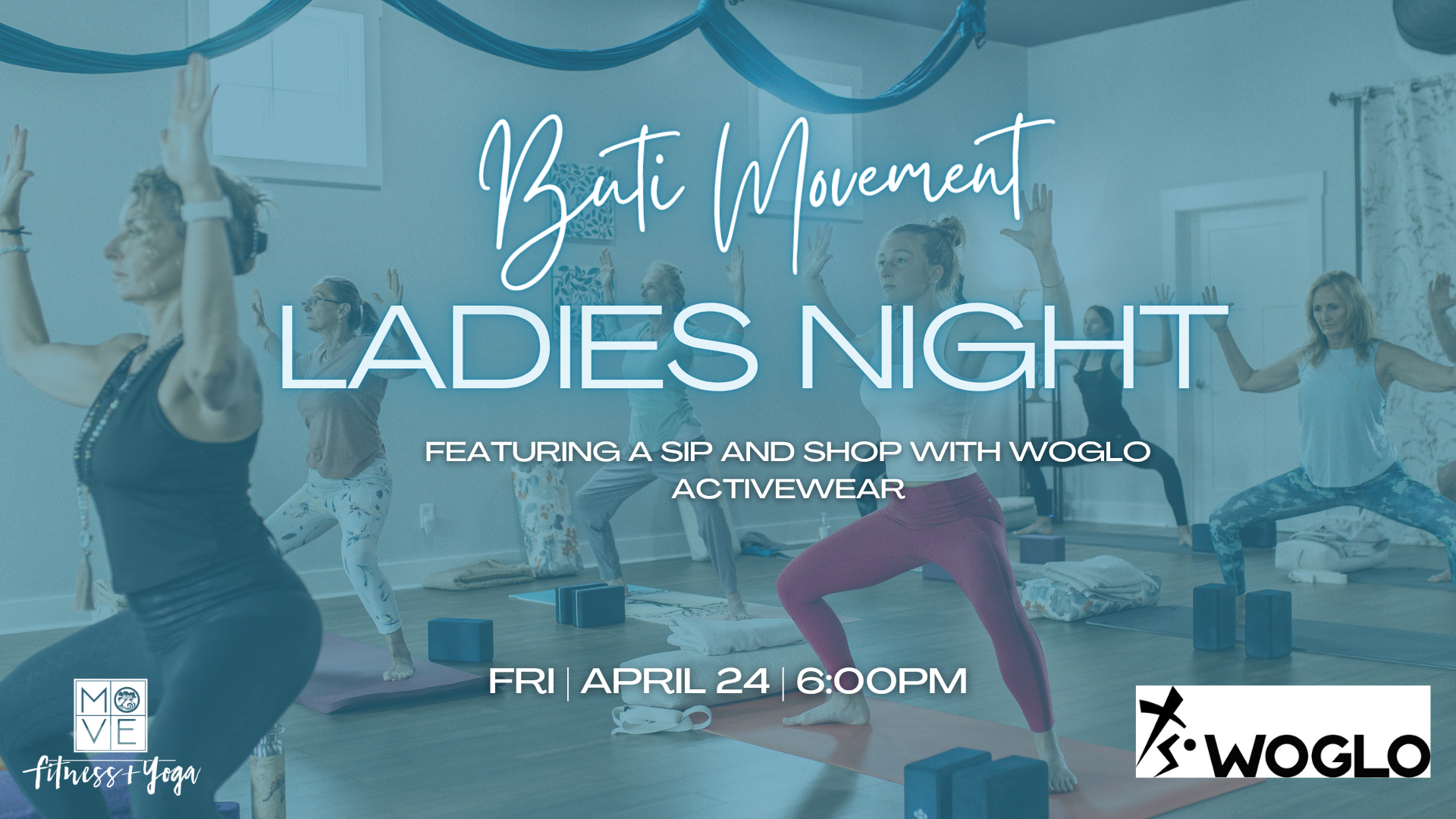 Buti Movement: Ladies Sip and Shop Featuring WOGLO Sportswear