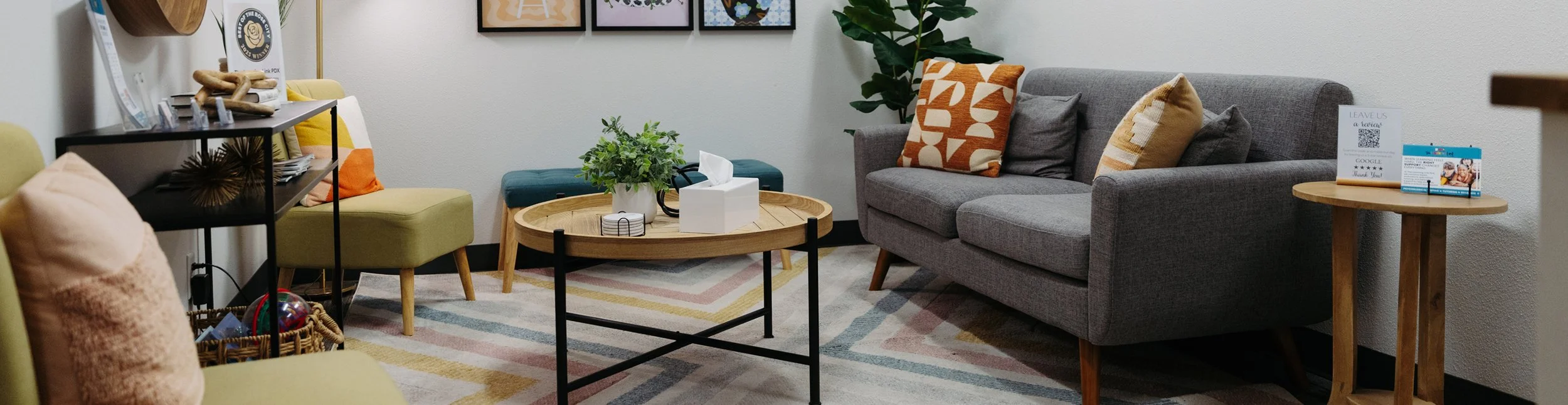 Webb Psychological Services Tigard office interior