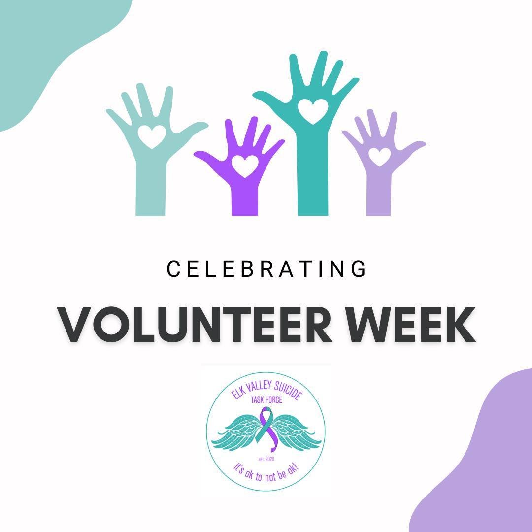 🌟 Honouring 𝗩𝗼𝗹𝘂𝗻𝘁𝗲𝗲𝗿 𝗪𝗲𝗲𝗸 with a heartfelt gratitude to our incredible volunteers at the Elk Valley Suicide Task Force!

Together, we're making a difference in our community every day. Your dedication, compassion, and selflessness shin