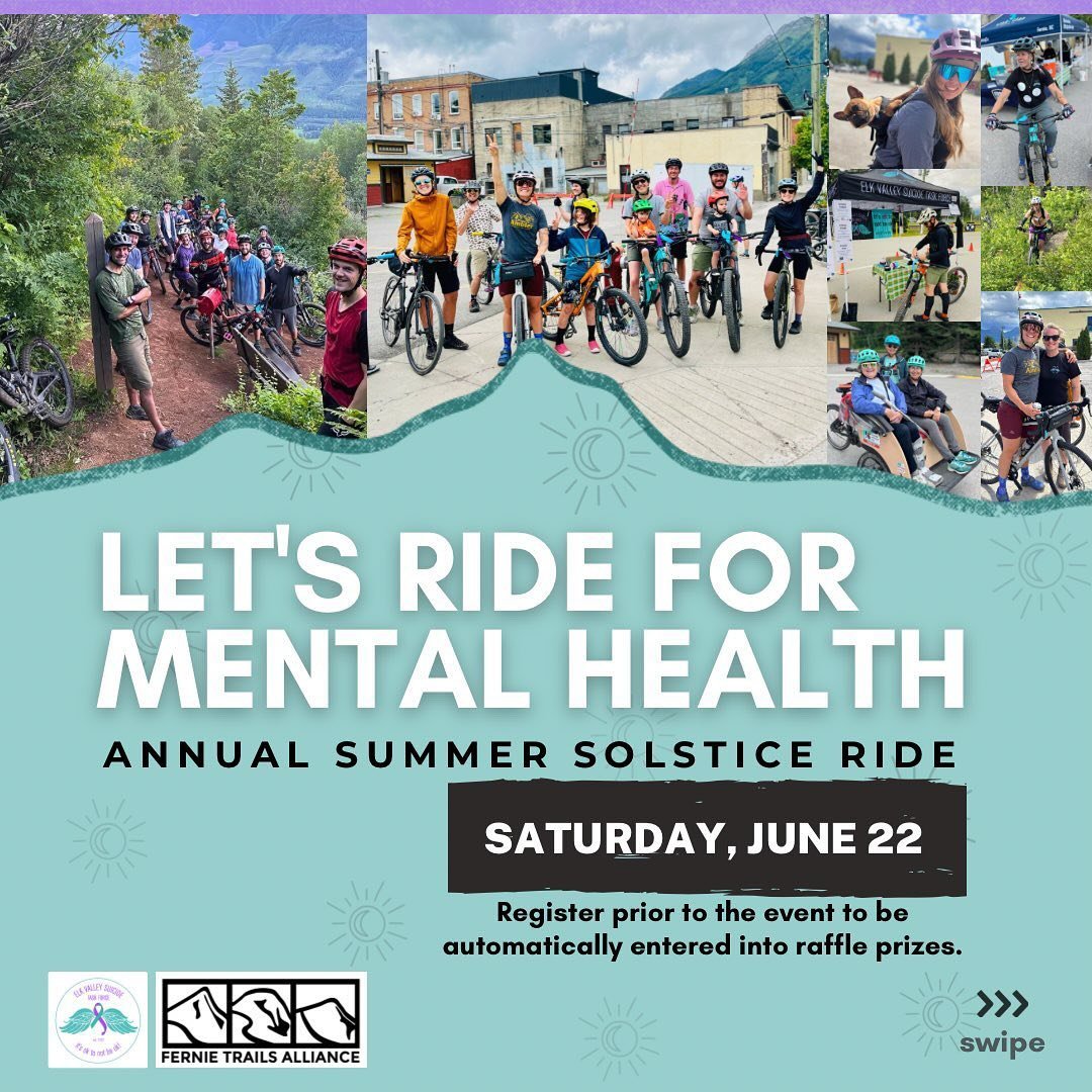 🚴&zwj;♂️💫 Join us under the longest day&rsquo;s sun for our Annual Summer Solstice Ride Saturday, June 22! As we pedal through the light, let&rsquo;s remember we&rsquo;re also riding to bring light to mental health awareness. Register before the ev