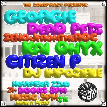 The Conspiracy Presents: A Night of Music at Bug Jar