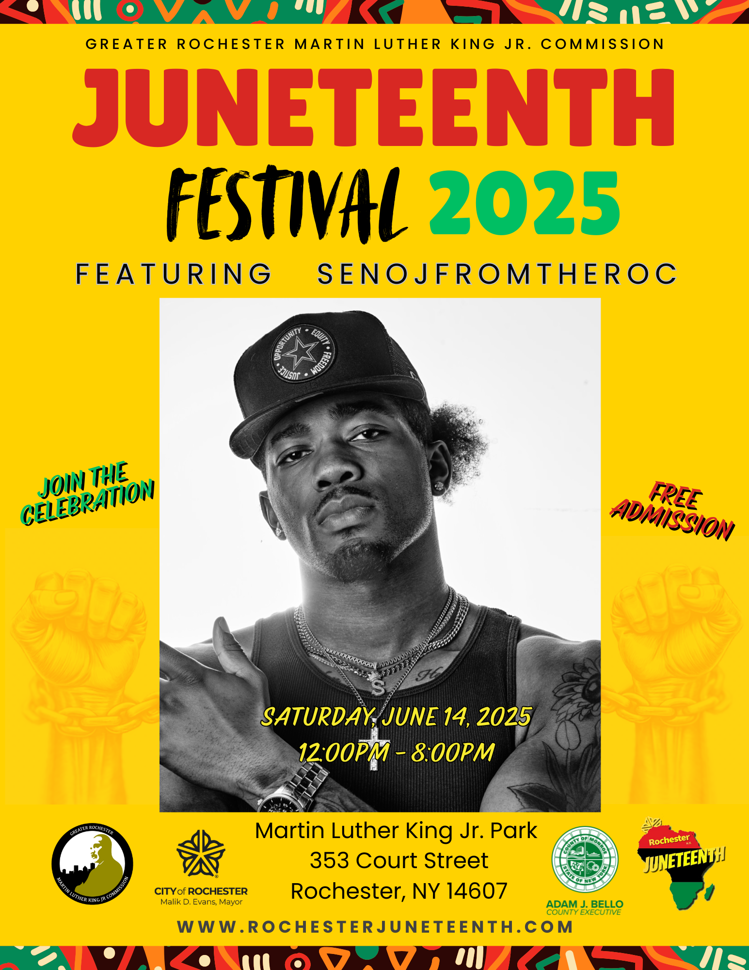 senojfromtheroc LIVE at Rochester Juneteenth Festival 2025