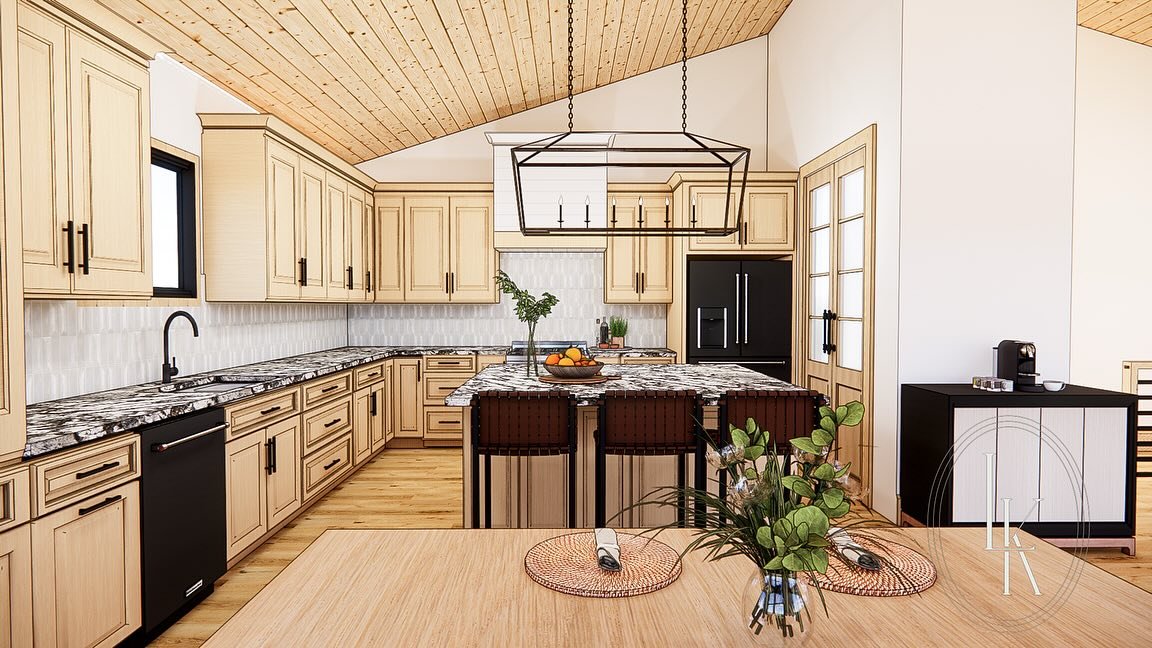 3D renderings to help a client visualize their home. Looking forward to seeing this come together! 🤍