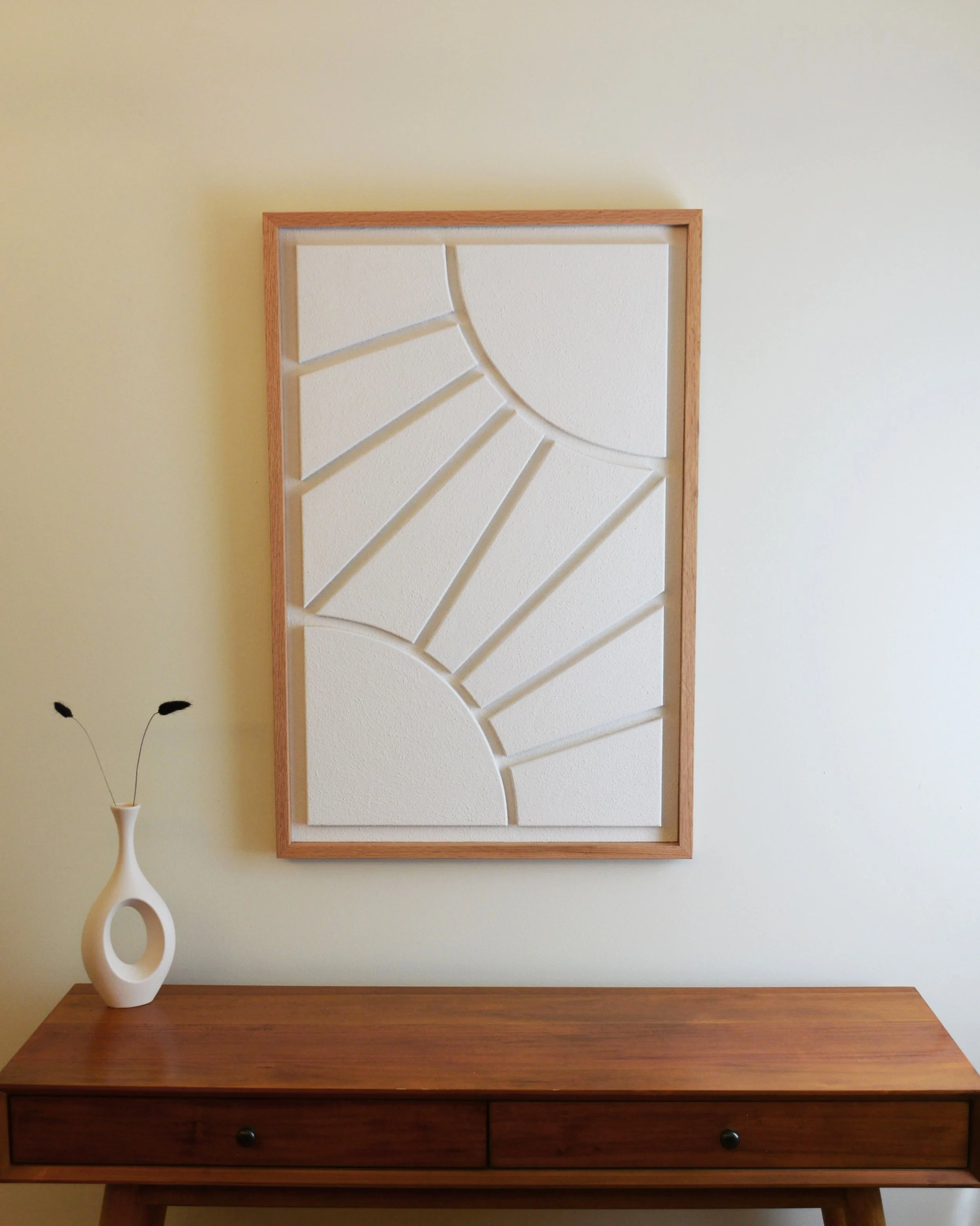 No. 06 - Textured Wabi-Sabi Panel