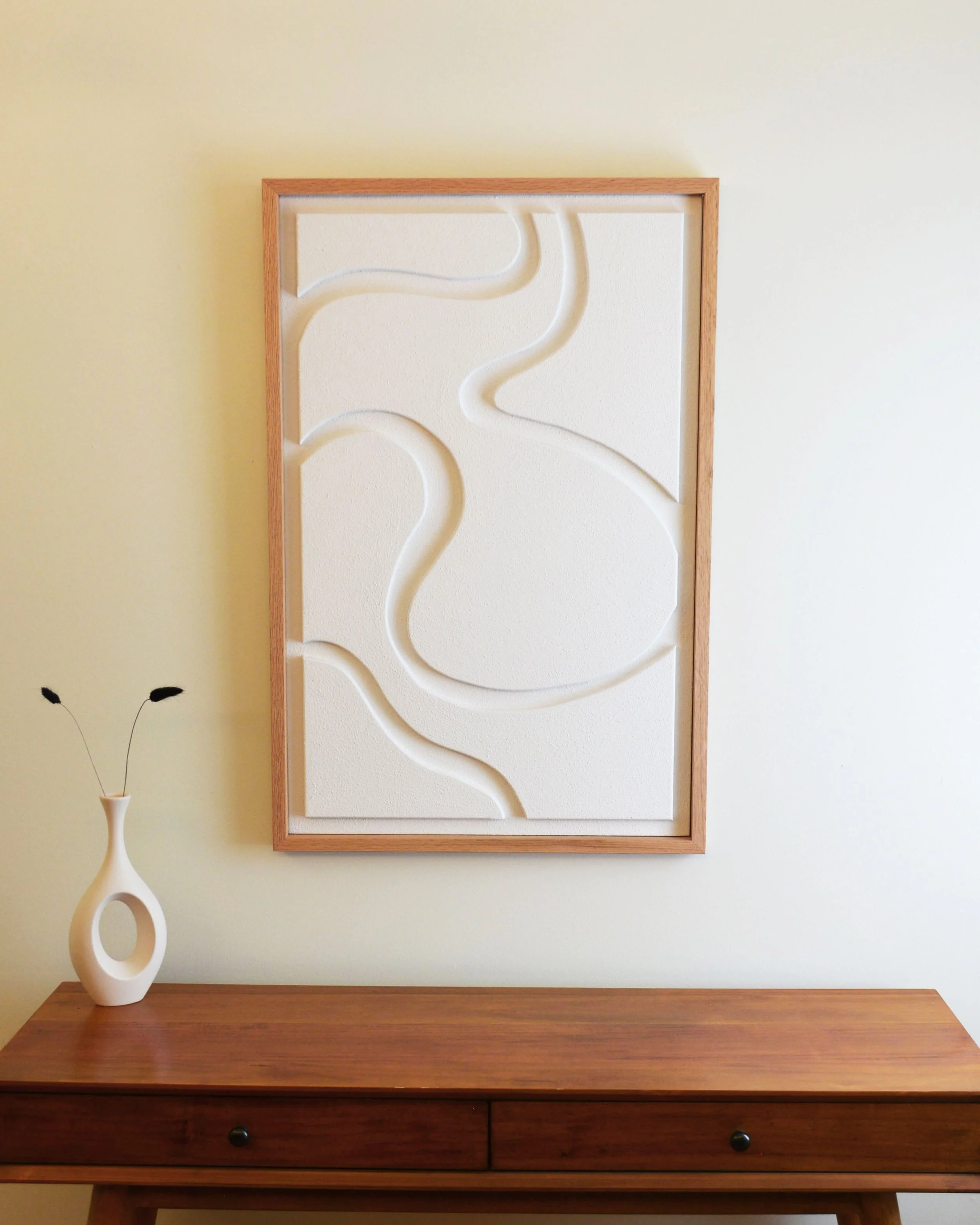 No. 04 - Textured Wabi-Sabi Panel