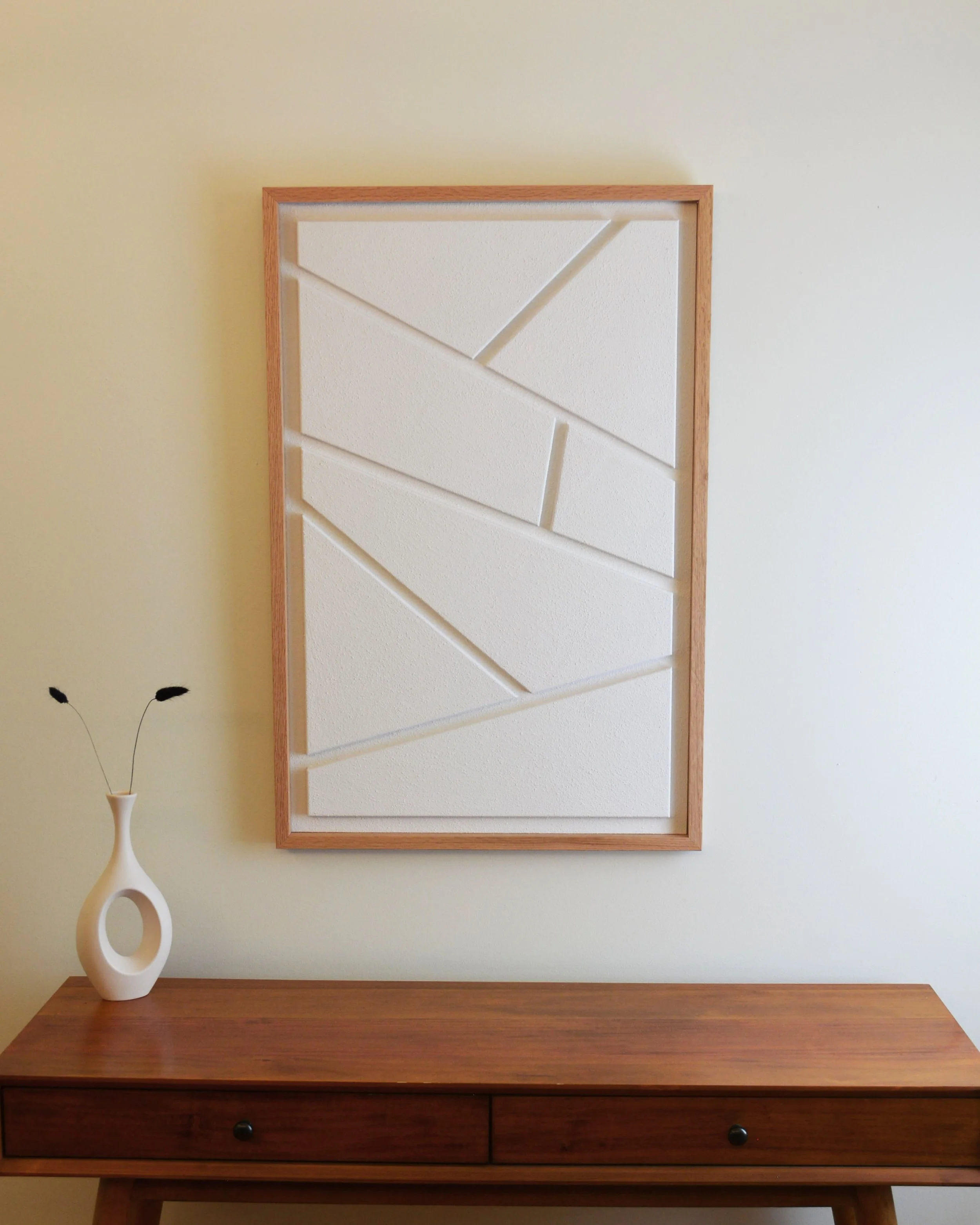 No. 08 - Textured Wabi-Sabi Panel