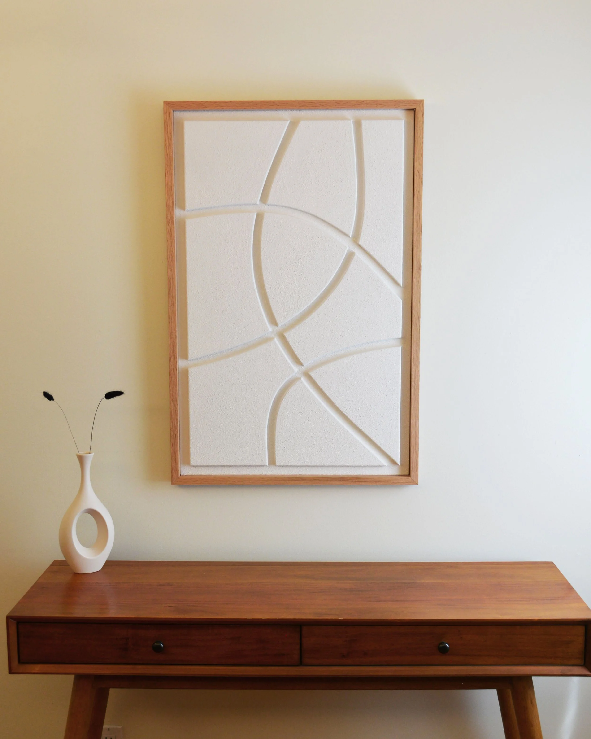 No. 03 - Textured Wabi-Sabi Panel